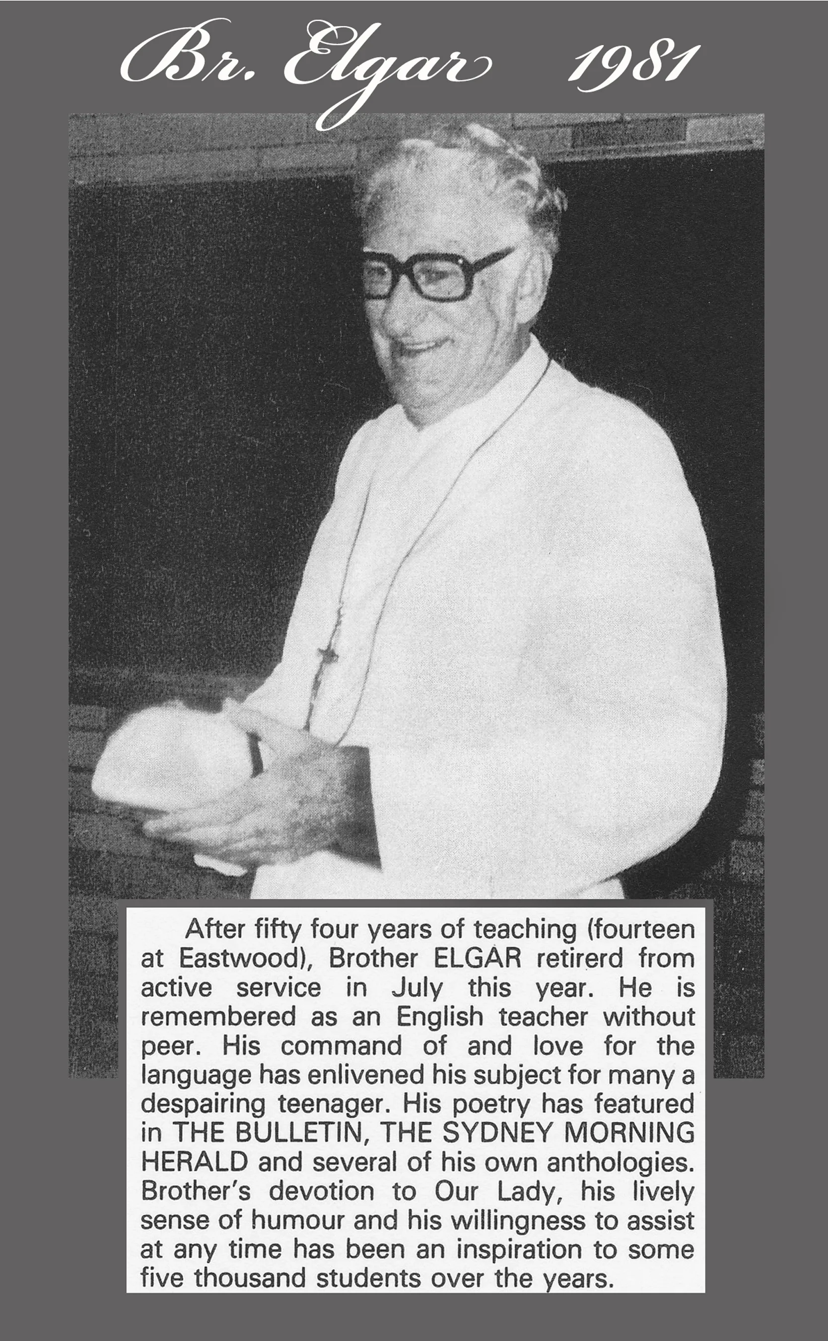 Archive photograph, 1981
